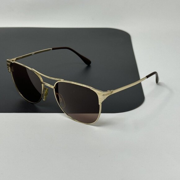 Vintage Girard 3530 Gold Pilot Metal Sunglasses France main image 9